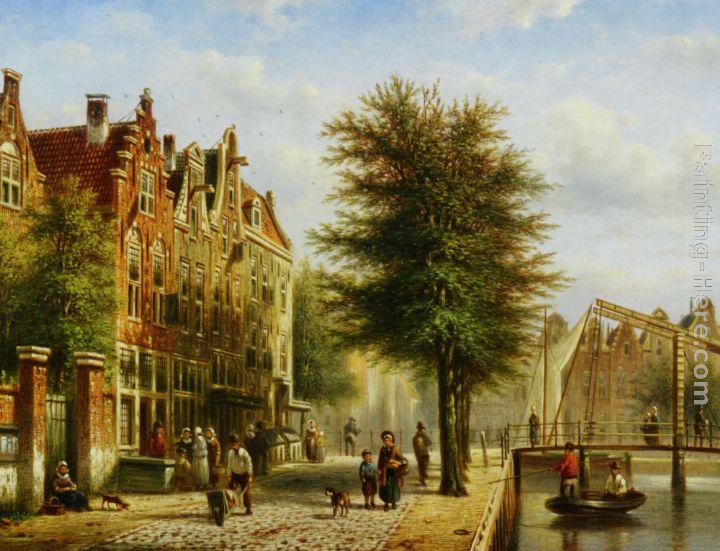Johannes Franciscus Spohler By the Canal